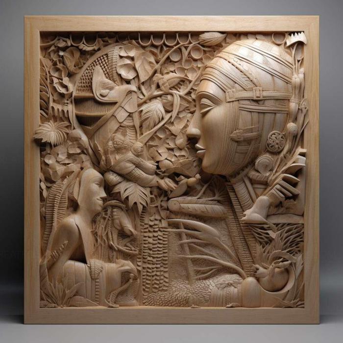 نموذج ثلاثي الأبعاد لآلة CNC 3D Art 